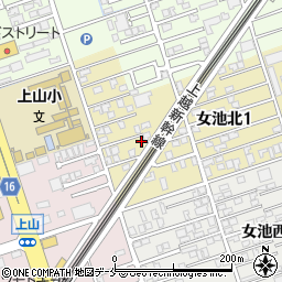 新潟県新潟市中央区女池北1丁目20-18周辺の地図