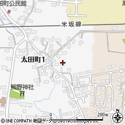 〒992-0035 山形県米沢市太田町の地図