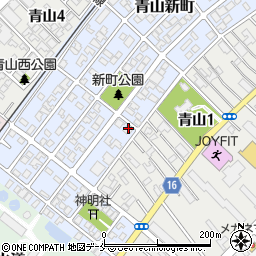 新潟県新潟市西区青山新町11-9周辺の地図