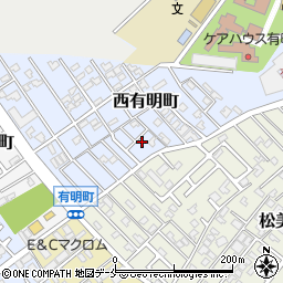 新潟県新潟市西区西有明町6-31周辺の地図