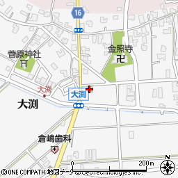 ファミリーマート新潟大淵店周辺の地図