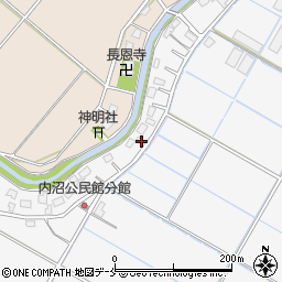 新潟県新潟市北区内沼1491周辺の地図