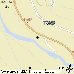福島県福島市飯坂町茂庭中川原周辺の地図