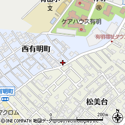 新潟県新潟市西区西有明町2-2周辺の地図
