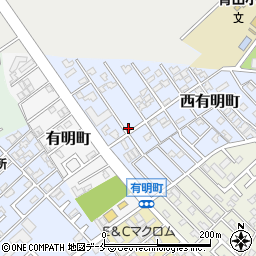 新潟県新潟市西区西有明町9-18周辺の地図