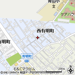 新潟県新潟市西区西有明町6-13周辺の地図