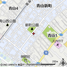 新潟県新潟市西区青山新町13-10周辺の地図