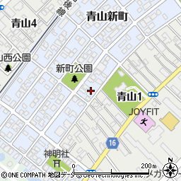 新潟県新潟市西区青山新町13-13周辺の地図
