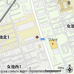 新潟運輸本社周辺の地図