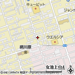 北南消火栓標識新潟支社周辺の地図