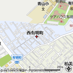 新潟県新潟市西区西有明町3周辺の地図