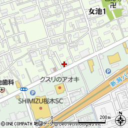 株式会社放光新潟店周辺の地図