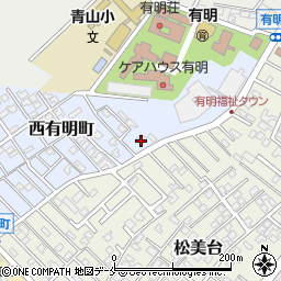 新潟県新潟市西区西有明町1-29周辺の地図