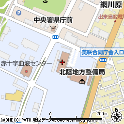 新潟労働局　雇用均等室周辺の地図
