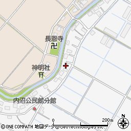 新潟県新潟市北区内沼1552周辺の地図