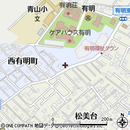 新潟県新潟市西区西有明町1-28周辺の地図