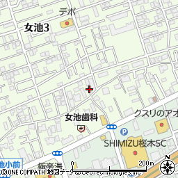 松籟荘Ｂ周辺の地図