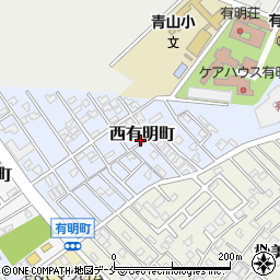 新潟県新潟市西区西有明町3-26周辺の地図