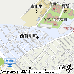 新潟県新潟市西区西有明町2周辺の地図