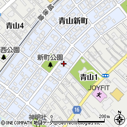 新潟県新潟市西区青山新町13-6周辺の地図