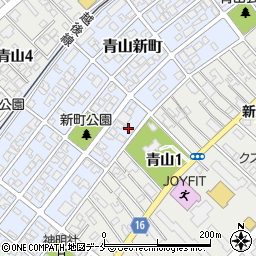 新潟県新潟市西区青山新町13-24周辺の地図