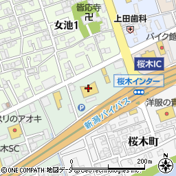 新潟トヨタ自動車新潟店周辺の地図