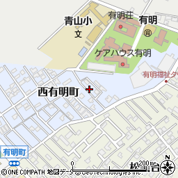 新潟県新潟市西区西有明町1-40周辺の地図