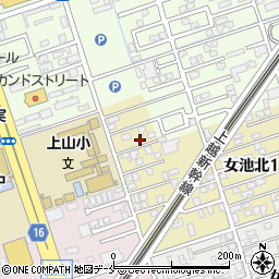 新潟県新潟市中央区女池北1丁目23-3周辺の地図