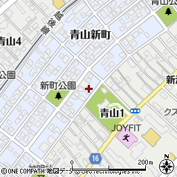 新潟県新潟市西区青山新町13-26周辺の地図