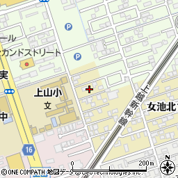 新潟県新潟市中央区女池北1丁目23周辺の地図
