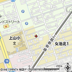 新潟県新潟市中央区女池北1丁目23-2周辺の地図