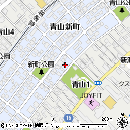 新潟県新潟市西区青山新町13-23周辺の地図
