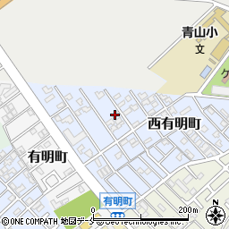 新潟県新潟市西区西有明町8-7周辺の地図