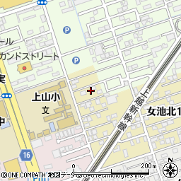 新潟県新潟市中央区女池北1丁目23-16周辺の地図