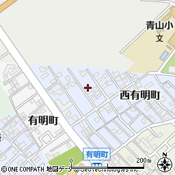 新潟県新潟市西区西有明町8周辺の地図