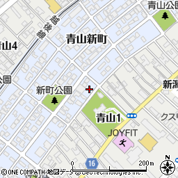 新潟県新潟市西区青山新町13-5周辺の地図
