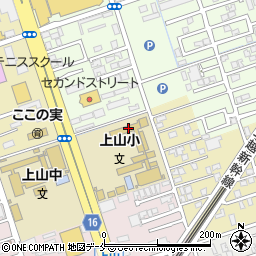 新潟市立上山小学校周辺の地図