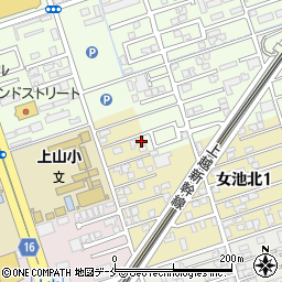 新潟県新潟市中央区女池北1丁目23-18周辺の地図