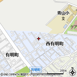新潟県新潟市西区西有明町5周辺の地図