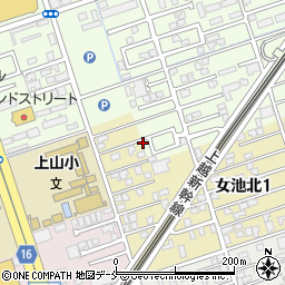 新潟聖書教会周辺の地図