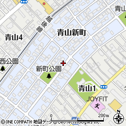 新潟県新潟市西区青山新町15-12周辺の地図