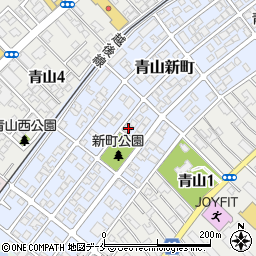 新潟県新潟市西区青山新町15-18周辺の地図