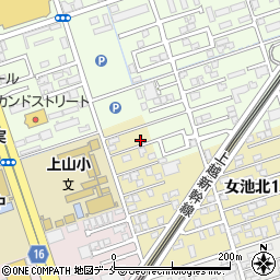 新潟県新潟市中央区女池北1丁目24-2周辺の地図
