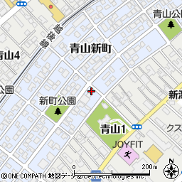 新潟県新潟市西区青山新町13-18周辺の地図