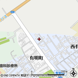 新潟県新潟市西区西有明町14-7周辺の地図