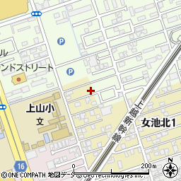 新潟県新潟市中央区女池北1丁目24-1周辺の地図