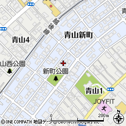 新潟県新潟市西区青山新町15-4周辺の地図
