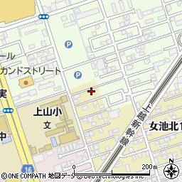 新潟県新潟市中央区女池北1丁目24-17周辺の地図