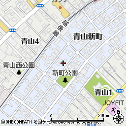 新潟県新潟市西区青山新町16-4周辺の地図