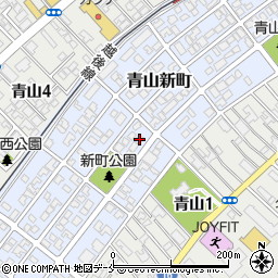 新潟県新潟市西区青山新町15-5周辺の地図